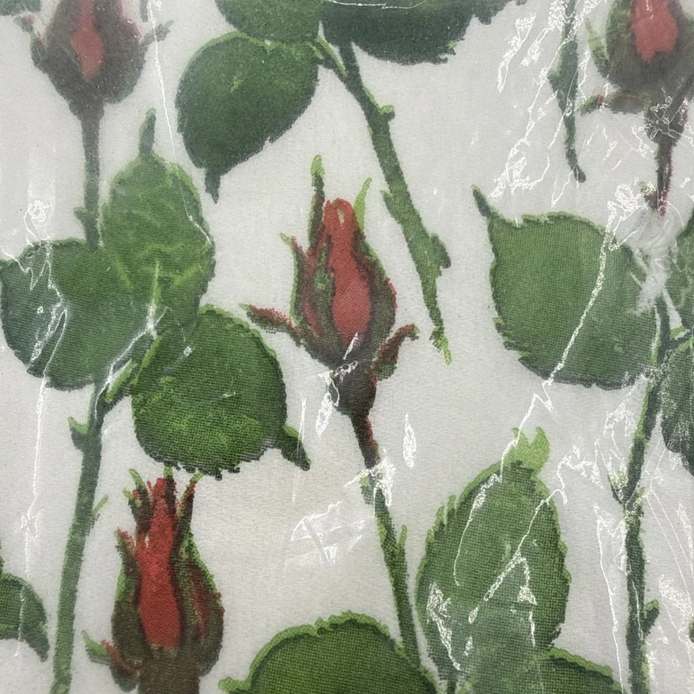 American Greetings Vintage Paper Roses Disposable Hand Towels Unopened